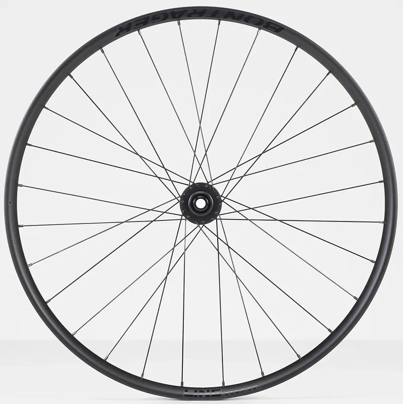 Bontrager Line Comp 30 Disc 29in Front Wheel 110mm TLR Clincher 6-Bolt 28H Black