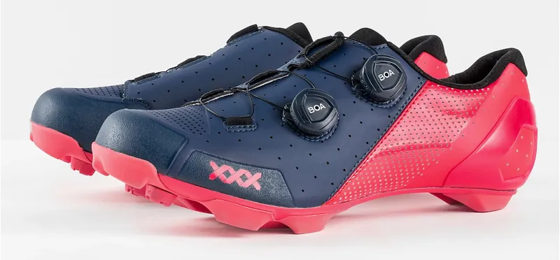 Bontrager XXX MTB Shoes Nautical Navy/Radioactive Pink-2