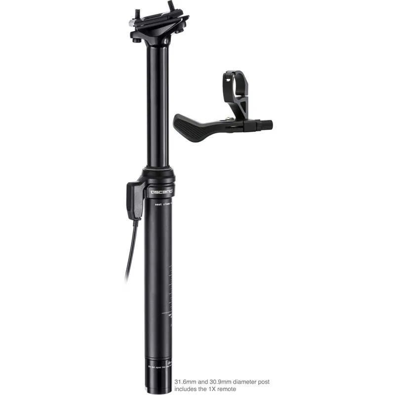 Brand-X Ascend II Dropper Seatpost 31.6mm x150mm x 449mm Black