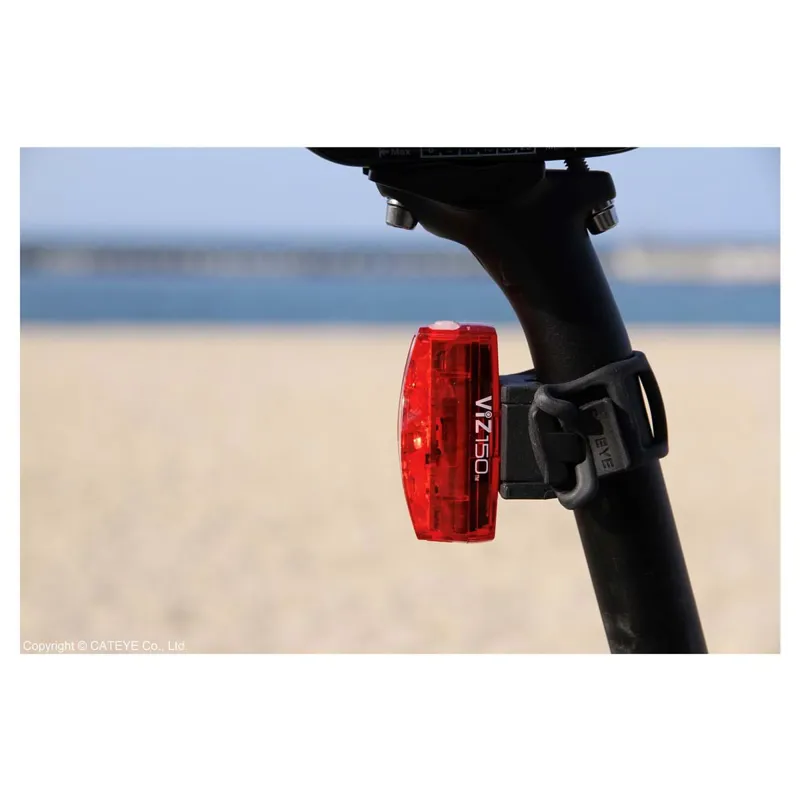 Cateye Viz 150 Rear Bike Light Red-4