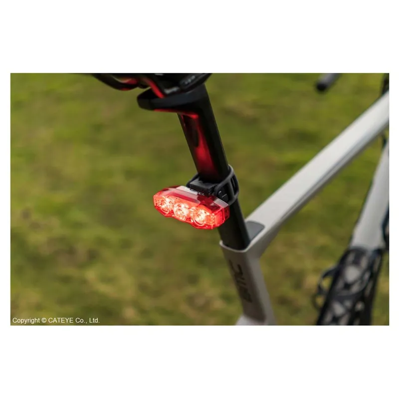 Cateye Viz 300 Rear Bike Light Red-4