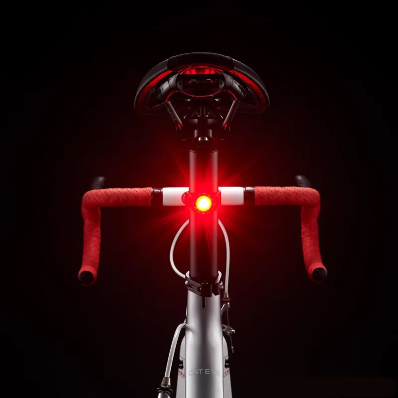 Cateye Orb Rechargeable Rear Bike Light Polished Black -1