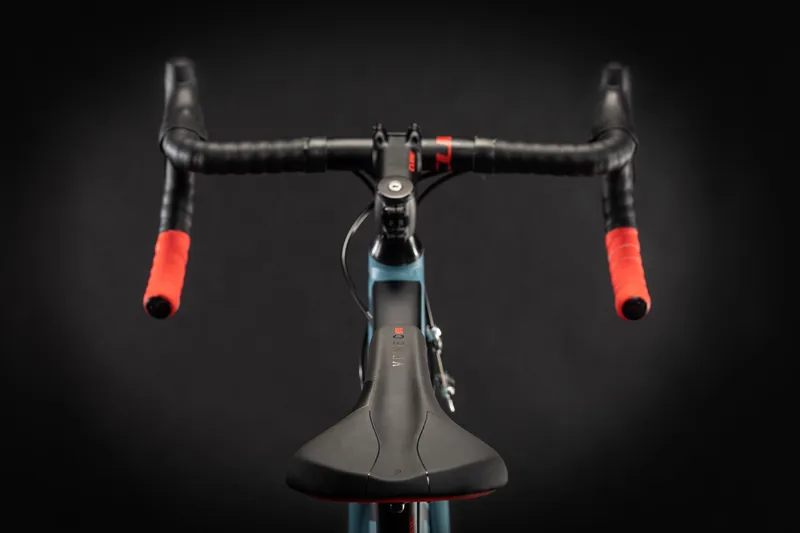 CUBE Attain AL 8 speed Road Bike 2021 Grey/Blue/Red-1