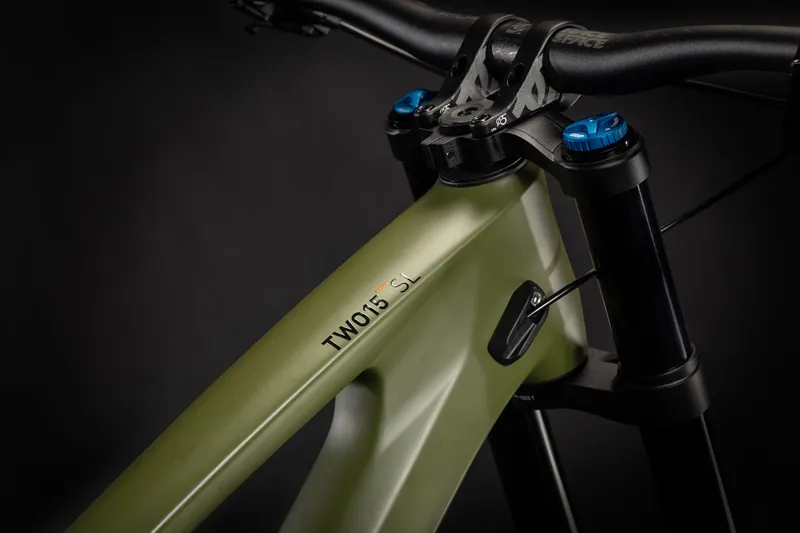 Cube Two15 HPC SL 29er GX Downhill Mountain Bike 2021 Olive/Grey-5