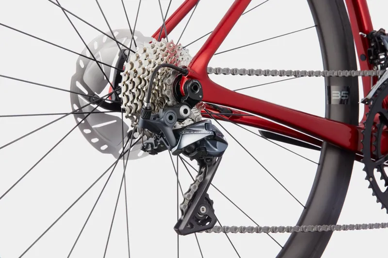 Cannondale SuperSix EVO Hi Mod Ultegra Disc Road Bike 2021 Candy Red-5