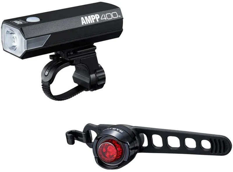 Cateye Ampp 400 Orb Rechargable Light Set