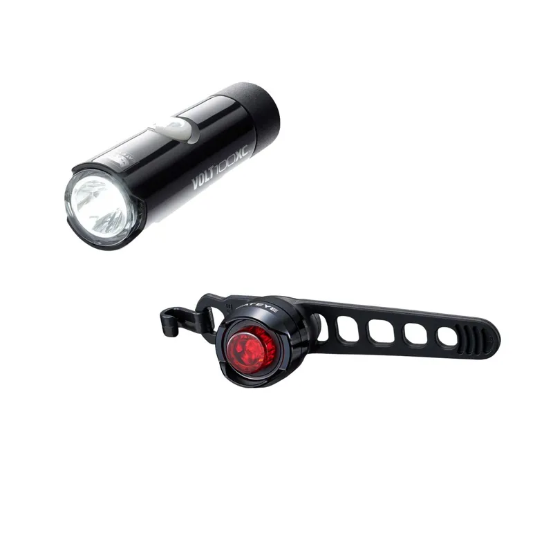 Cateye Volt 100XC/Orb Battery Light Set