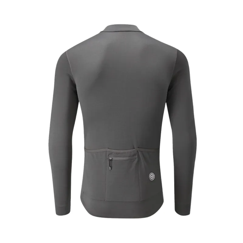 Chapeau Etape Merino Long Sleeve Jersey Carbon Grey-2