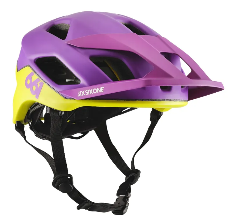 661 Crest Mips MTB Helmet Purple/Yellow-1