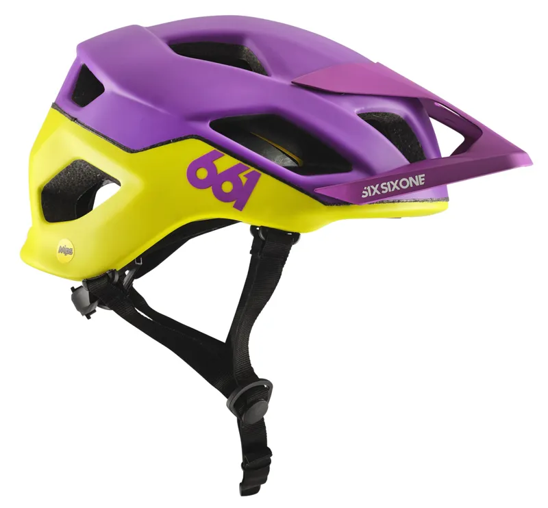 661 Crest Mips MTB Helmet Purple/Yellow-5