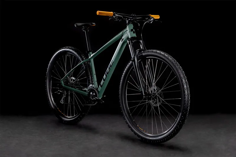 werper vervorming Hoofdstraat Cube Aim Pro Hardtail Mountain Bike 2022 Olive/Orange
