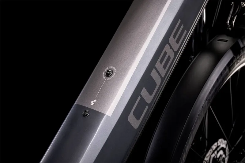 Cube Kathmandu Hybrid One 500 Electric Bike 2022 grey n teak-2