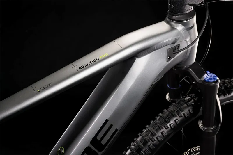 Cube Reaction Hybrid Pro 500 Electric Bike 2022 Grey/Green-3