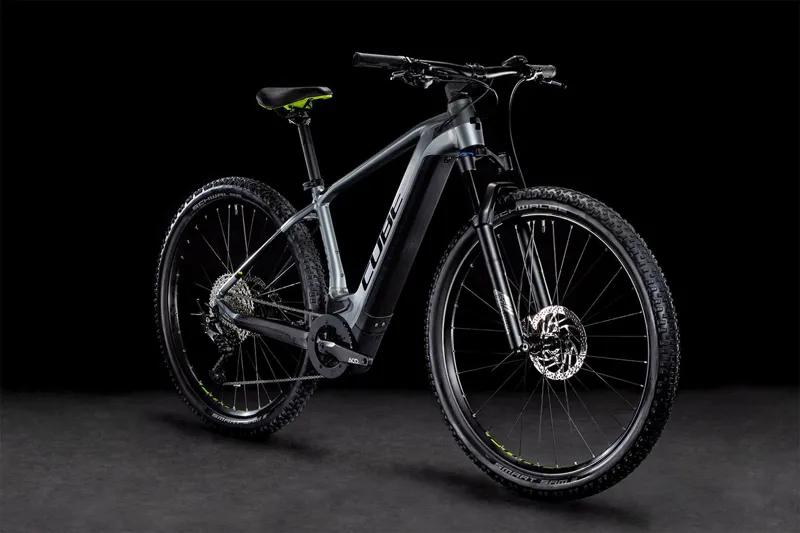 Cube Reaction Hybrid Pro 500 Electric Bike 2022 Grey/Green-1