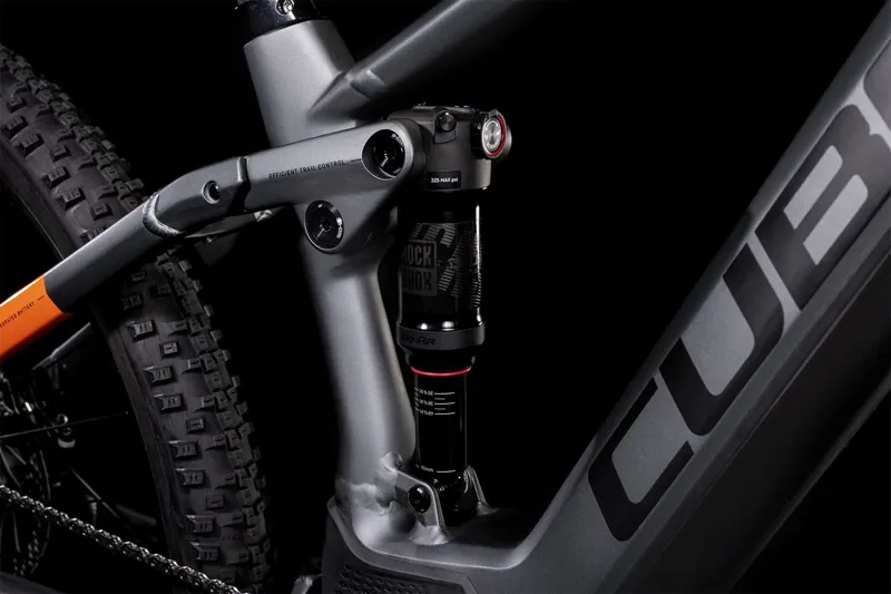 Cube Stereo Hybrid 120 Pro 625 Electric Mountain Bike 2022 Grey/Orange-3