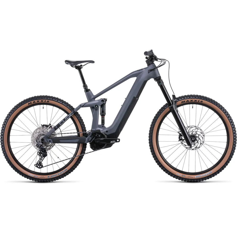 Image of Cube Stereo Hybrid 160 Hpc Race 625 Electric Mountain Bike 2022 Grey/Metal