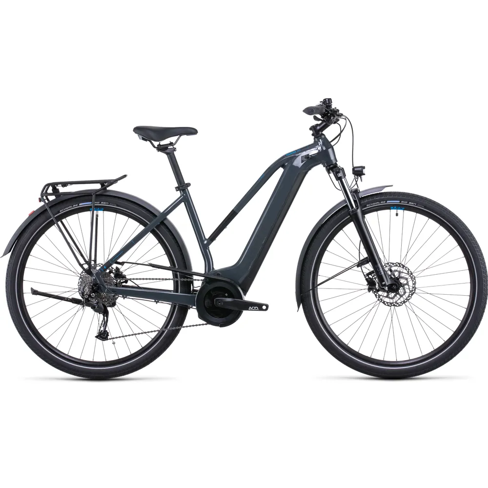 Cube Cube Touring Hybrid One 500 TRP Electric Bike 2022 Grey/Blue