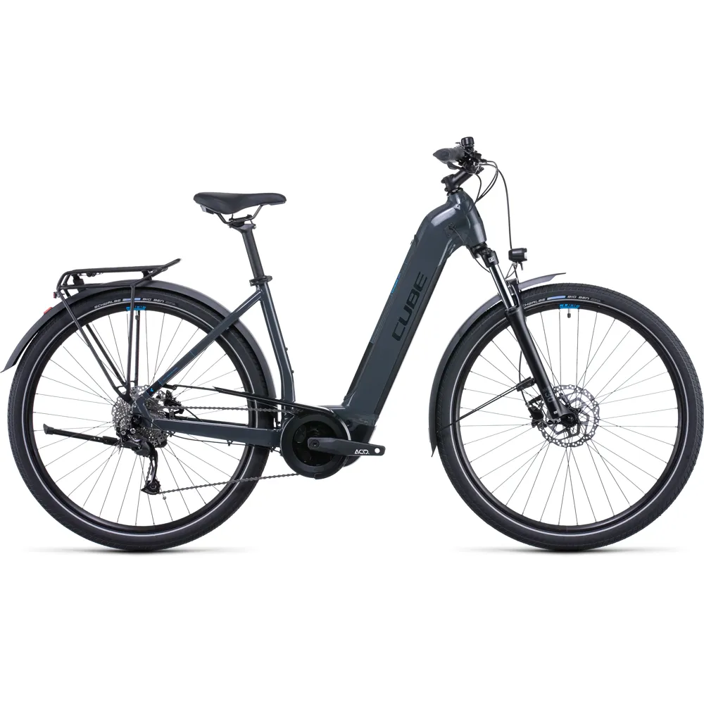 Cube Cube Touring Hybrid One 400 EE Electric Bike 2022 Grey/Blue