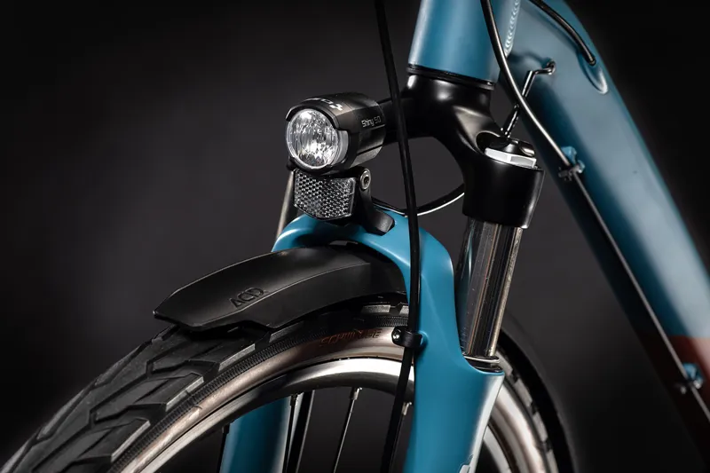 Cube Kathmandu Pro Hybrid/Touring Bike 2021 Blue/Red-1