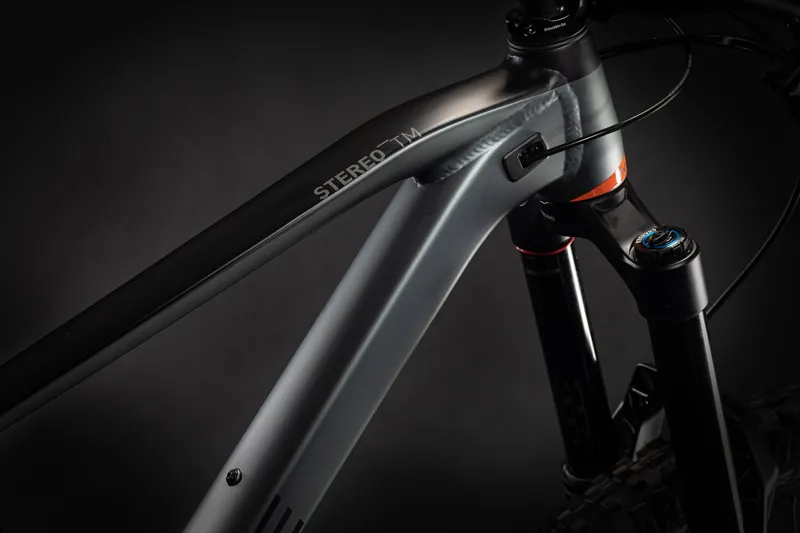 Cube Stereo 170 Team XT 12 spd 29 Mountain Bike 2021 Flash Grey/Orange-5