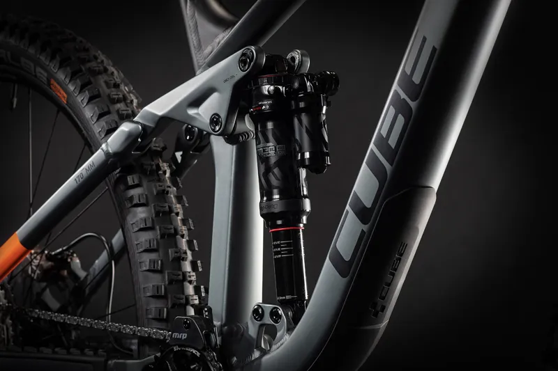 Cube Stereo 170 Team XT 12 spd 29 Mountain Bike 2021 Flash Grey/Orange-2