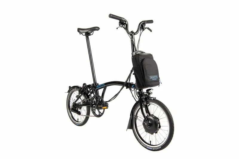Brompton M6LU Folding Electric Bike 2021 Black-2