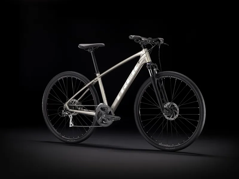 Trek Dual Sport 2 Hybrid Bike 2021 Metallic Gunmetal-1