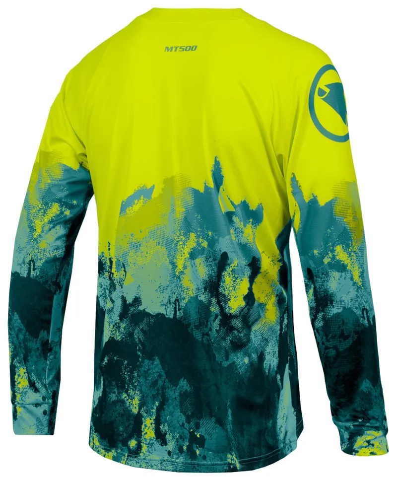 Endura MT500 Ink LS MTB Jersey LTD Moss Green-1