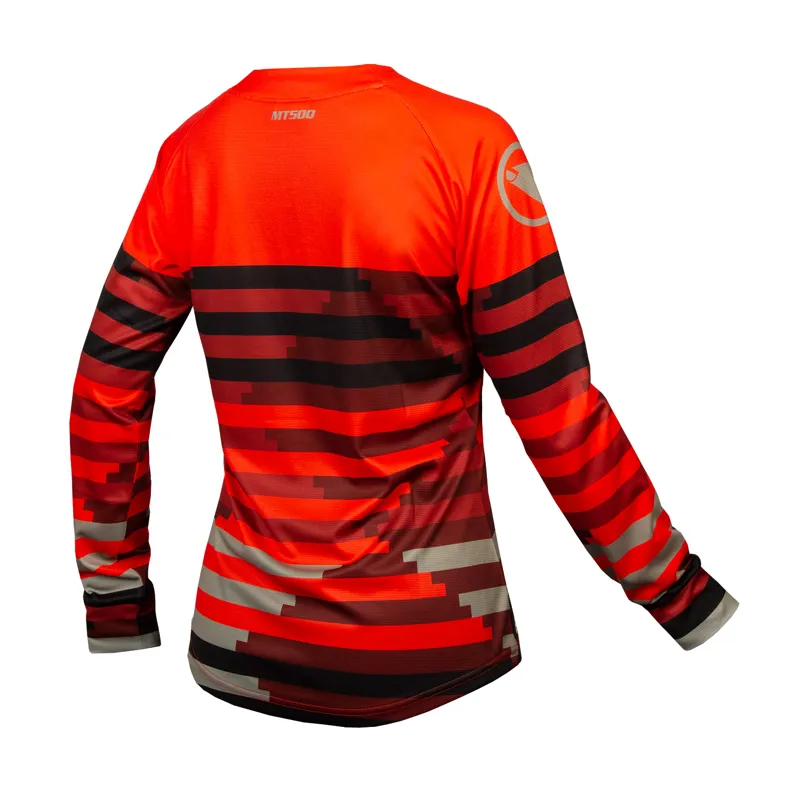 Endura MT500 SuperCraft LS Womens Tee LTD Paprika-1