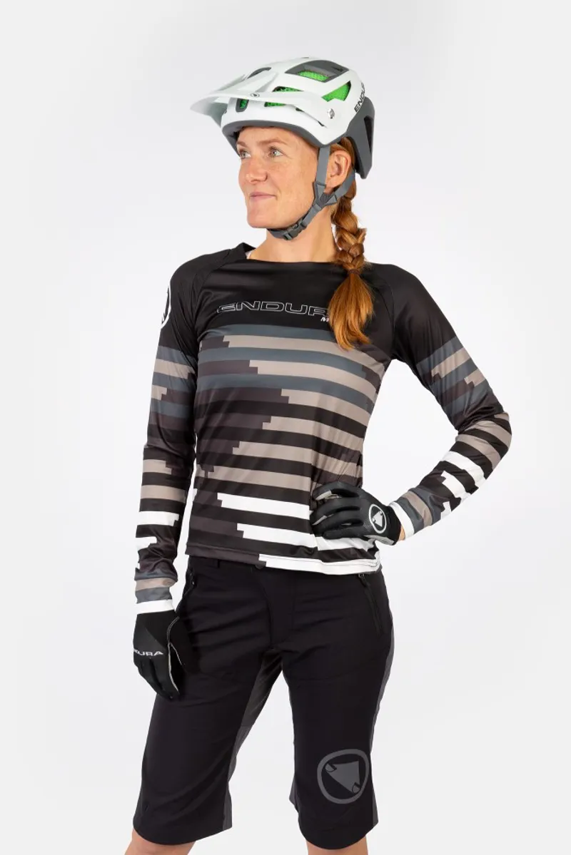 Endura MT500 SuperCraft LS Womens Tee LTD Paprika-5