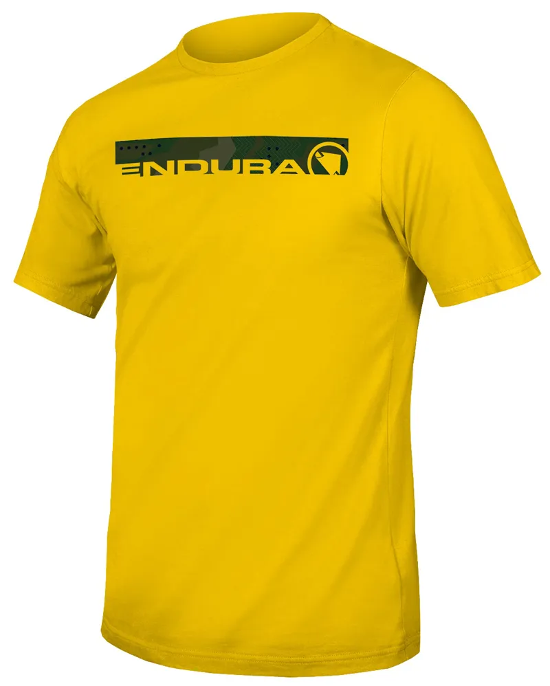 Endura One Clan Organic SS Tee Camo Saffron
