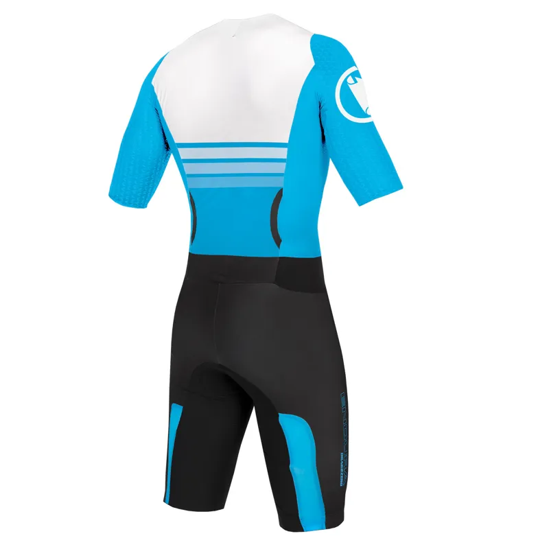 Endura QDC D2Z SS Tri Suit II With SST Hi-Viz Blue-1