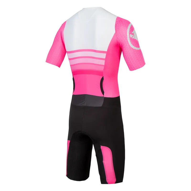 Endura QDC D2Z SS Tri Suit II With SST Hi-Viz Pink-1