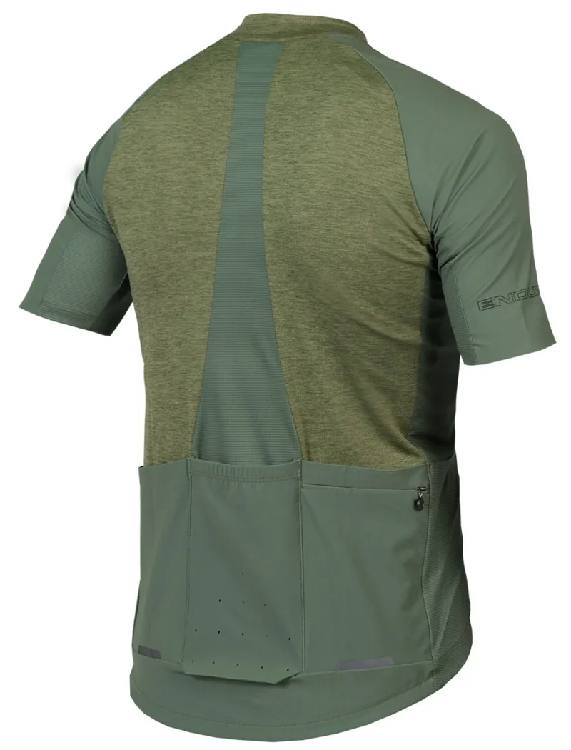 Endura GV500 Reiver SS Road Jersey Olive Green -1