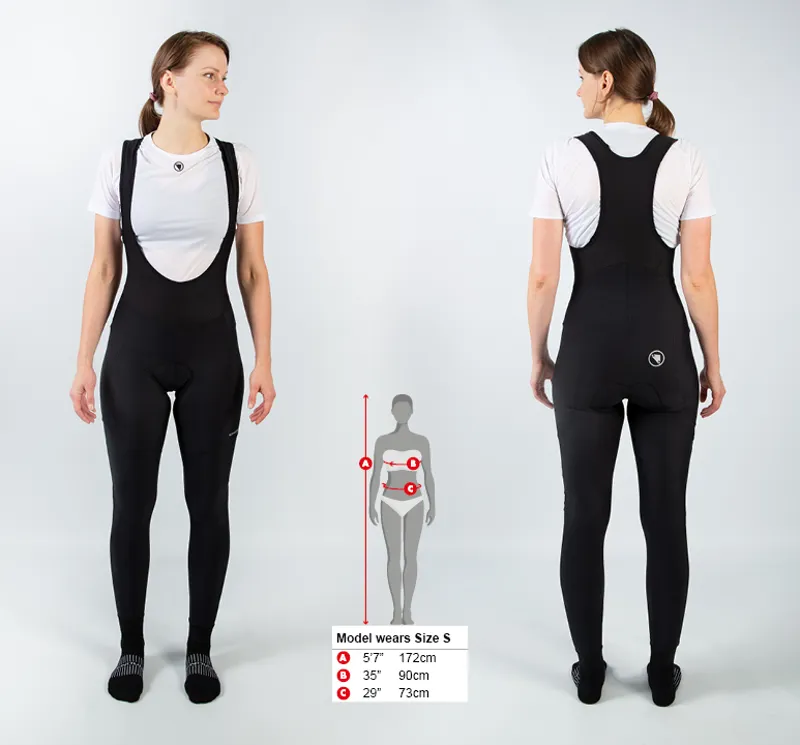 Endura Xtract Womens Bibtights with Pad Black -5