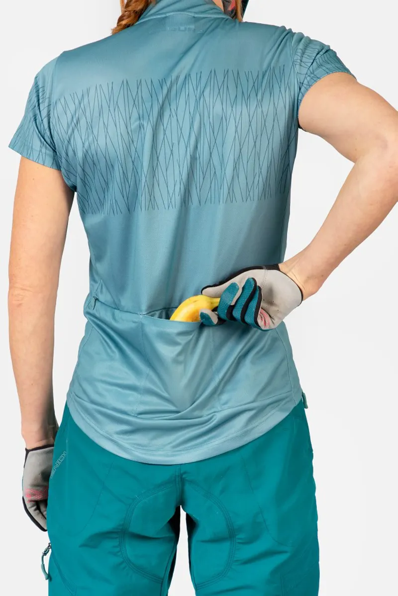 Endura Hummvee Ray Womens SS MTB Jersey II Saffron-3