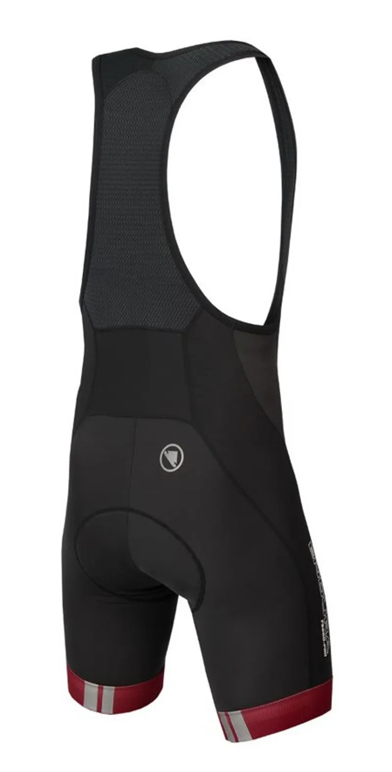 Endura FS260-Pro Bibshort with Pad Black/Rust Red-1