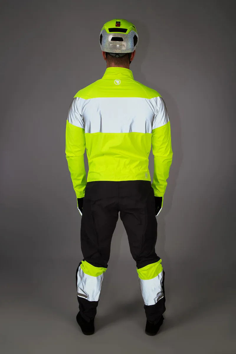 Endura Urban Luminite Waterproof One Piece Suit Hi-Viz Yellow-5