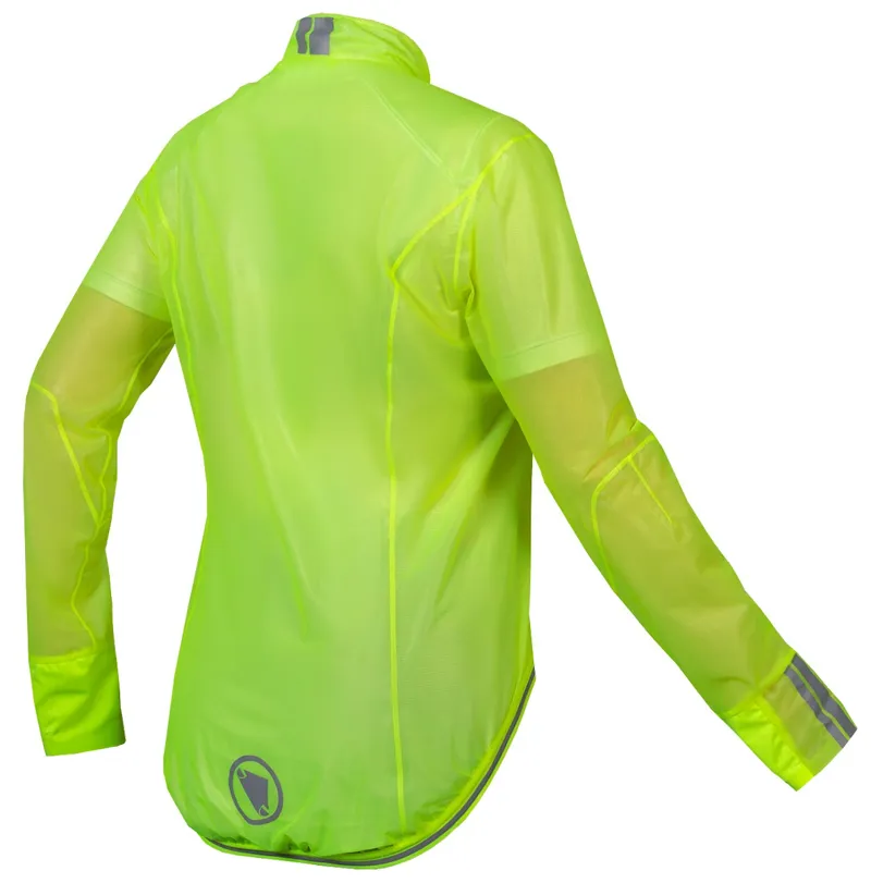 Endura FS260 Pro II Womens Adrenaline Race Cape Hi-Viz Yellow-1