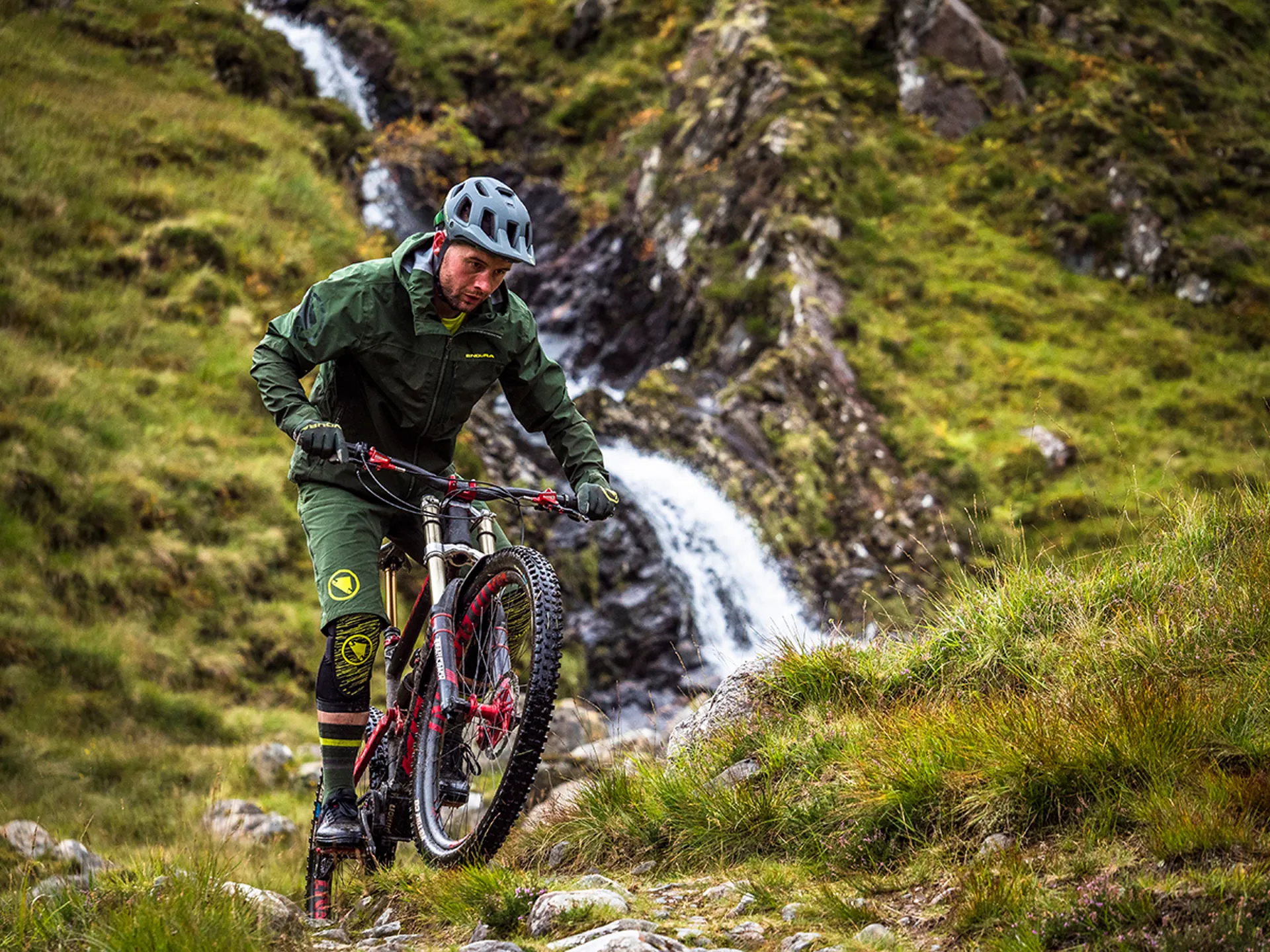 Endura SingleTrack ExoShell20 Jacket II Lime Green