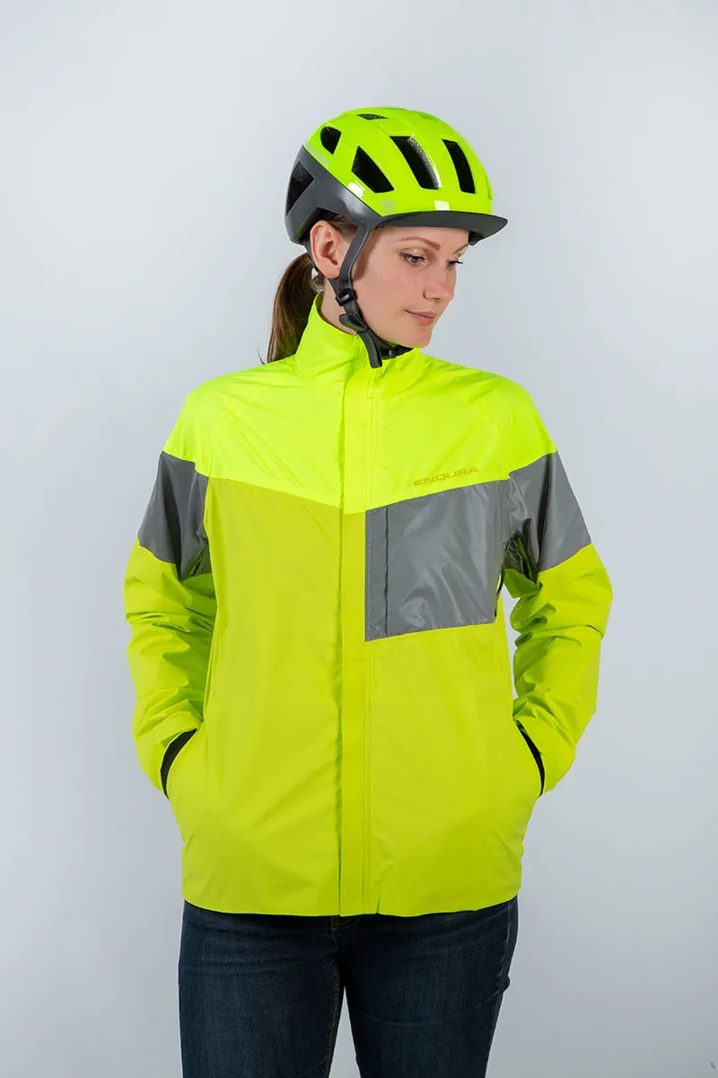 Endura Urban Luminite Womens Jacket II Hi Viz Yellow -4