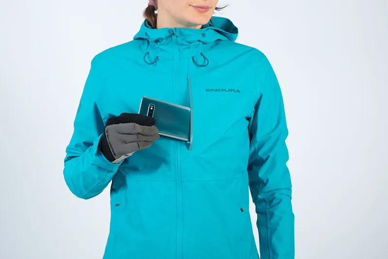 Endura Hummvee Waterproof Hooded Womens Jacket Cocoa -7