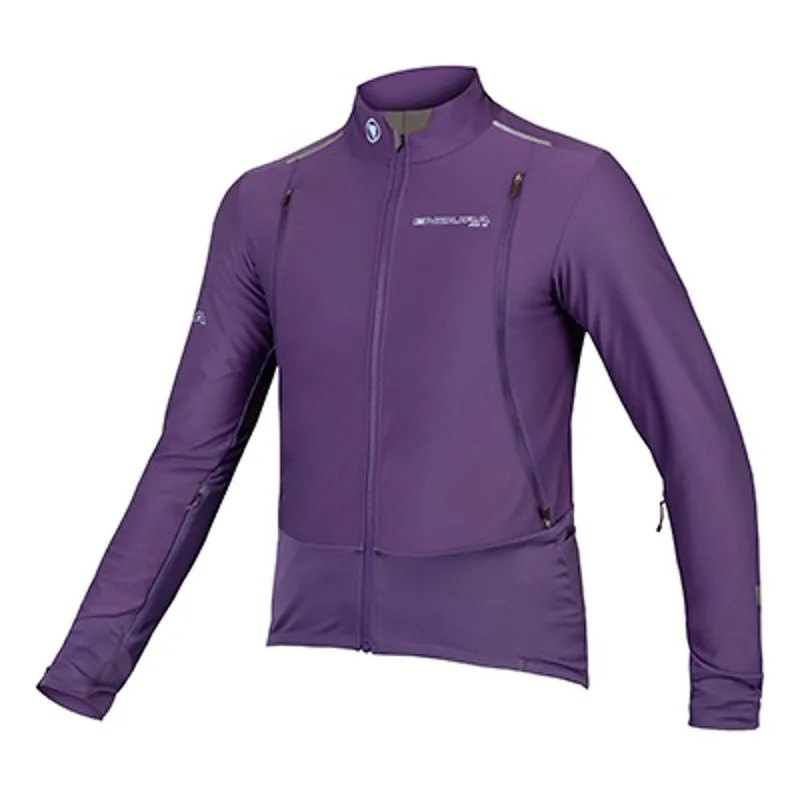 Endura Pro SL All Weather Primaloft Road Jacket Grape
