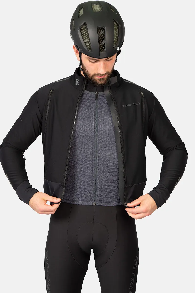 Endura Pro SL 3 Season Primaloft Road Jacket Black-2