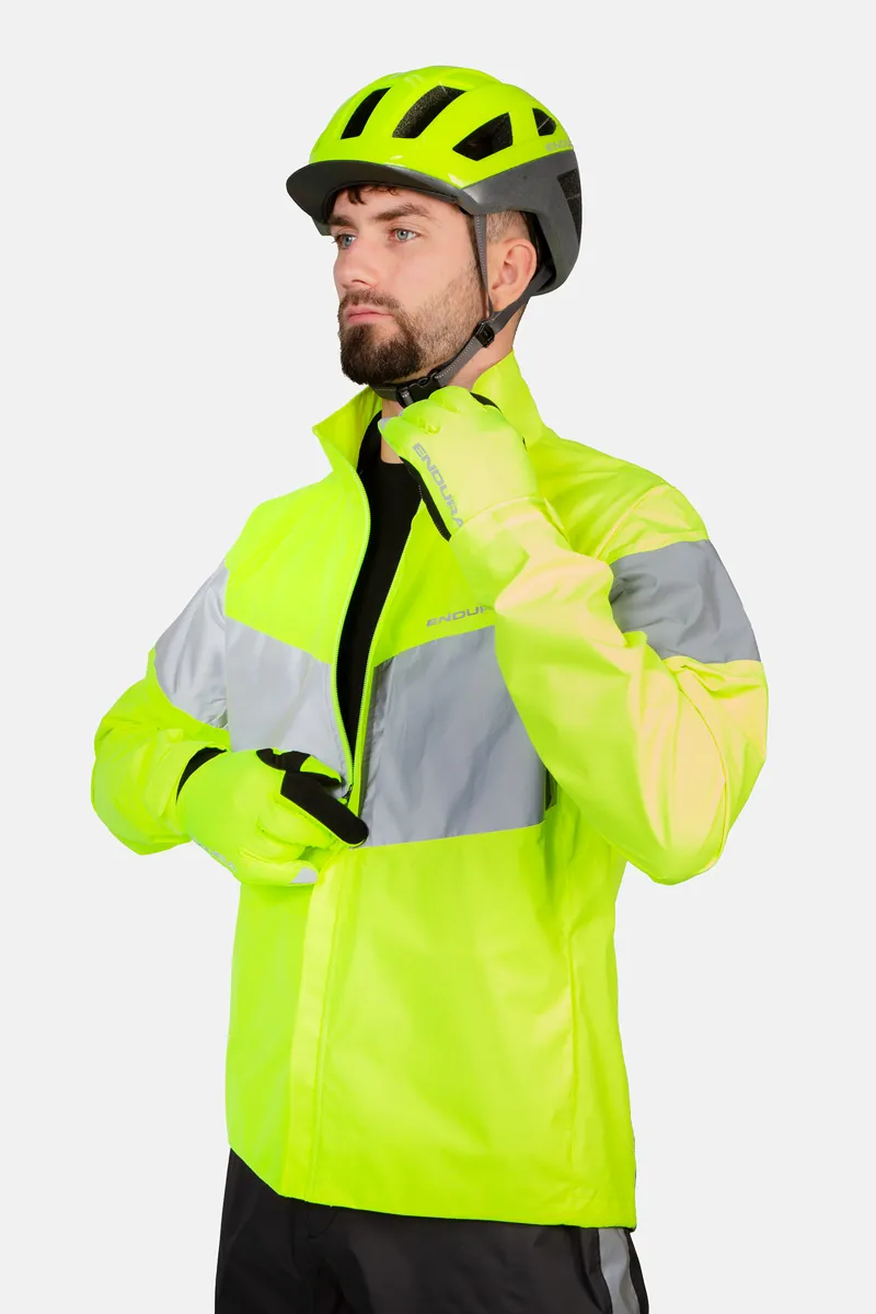 Endura Urban Luminite EN1150 Waterproof Jacket Hi-Vis Yellow-2