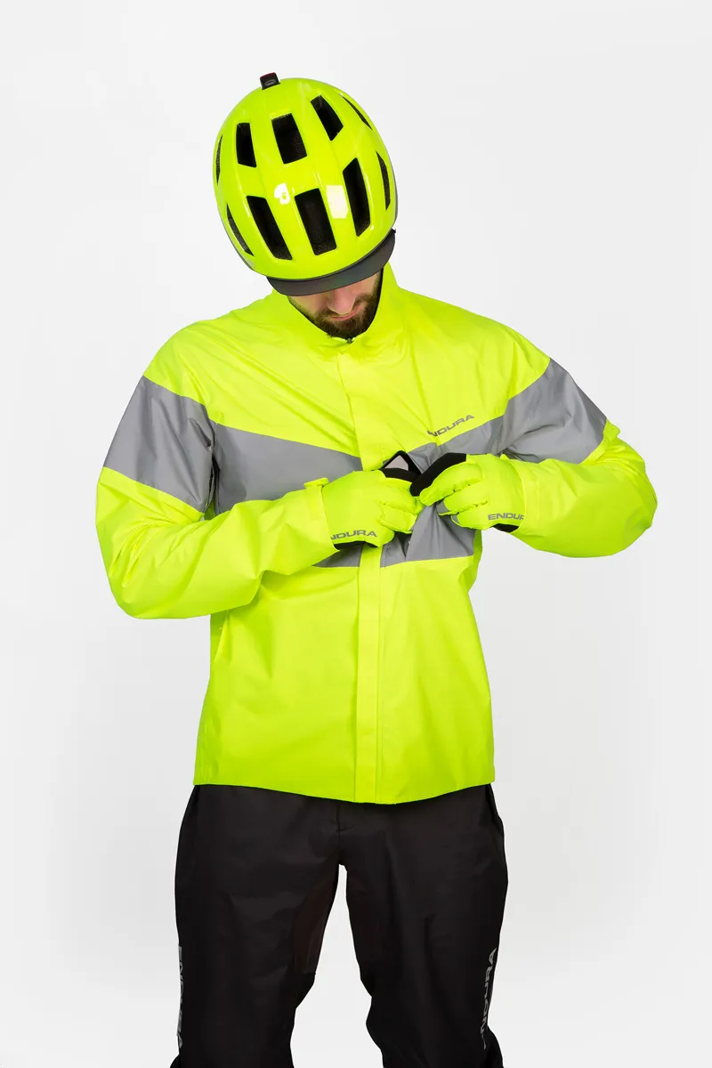 Endura Urban Luminite EN1150 Waterproof Jacket Hi-Vis Yellow-3