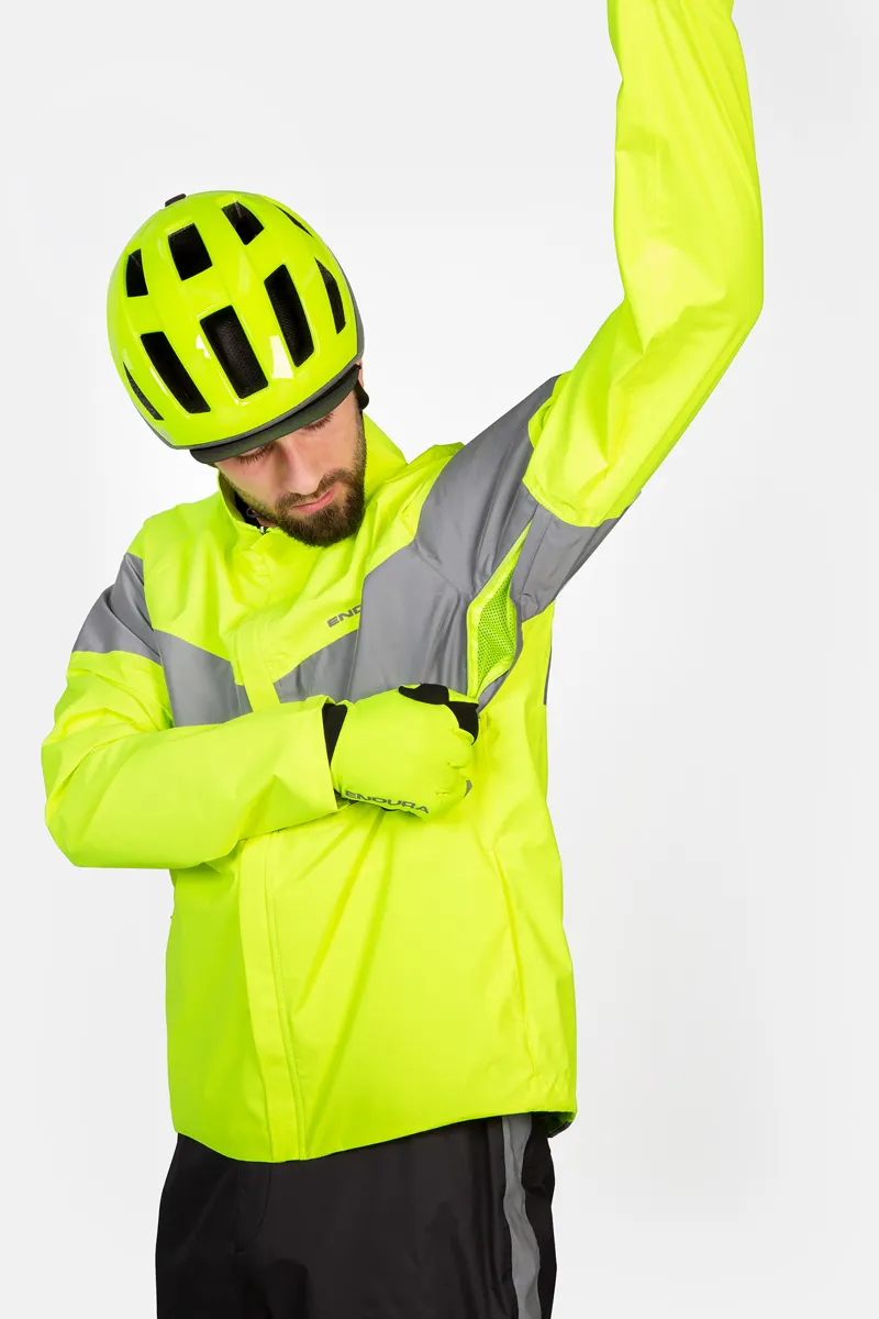 Endura Urban Luminite EN1150 Waterproof Jacket Hi-Vis Yellow-4