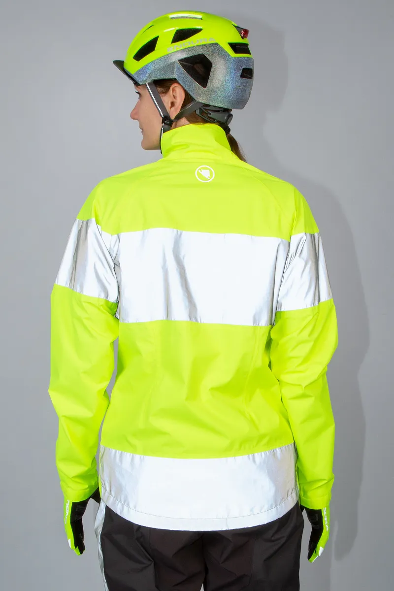 Endura Urban Luminite EN1150 Womens Waterproof Jacket Hi-Viz Yellow-5