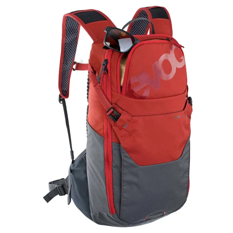 Evoc Ride Performance Hydration Backpack 12L Chili Red/Carbon Grey-1