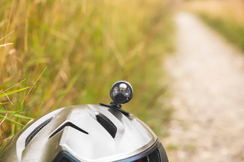 Exposure Axis MK9 Front Light with Helmet/HB Mount Gunmetal Black-3